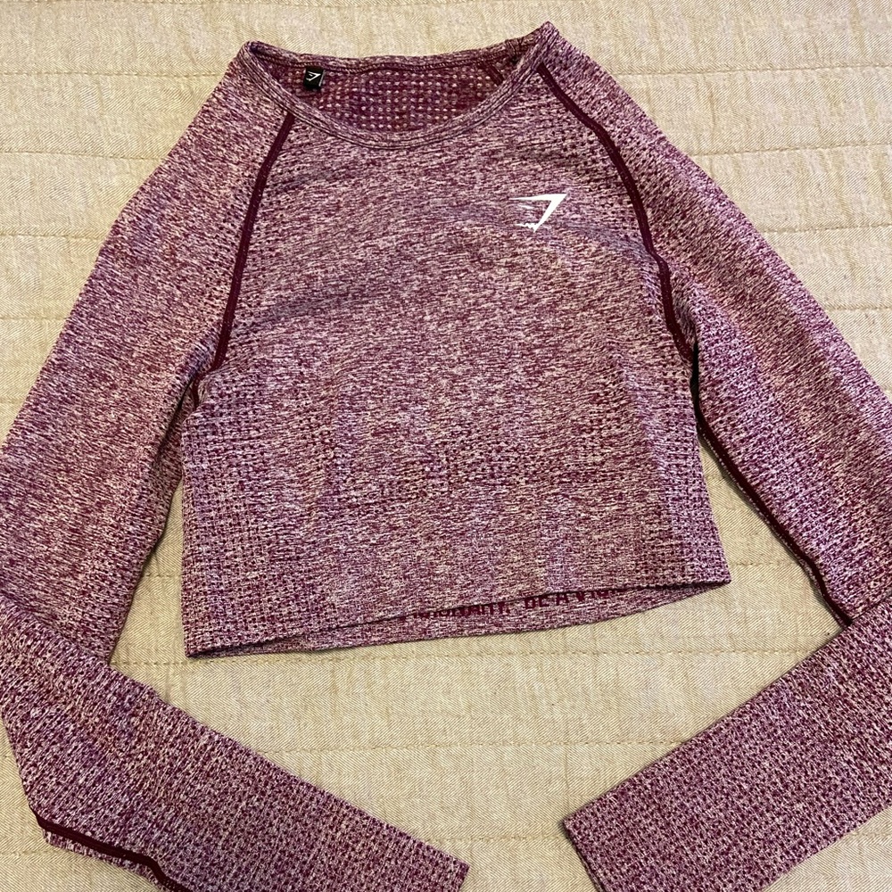 Gymshark Vital Seamless Long Sleeve Crop Top